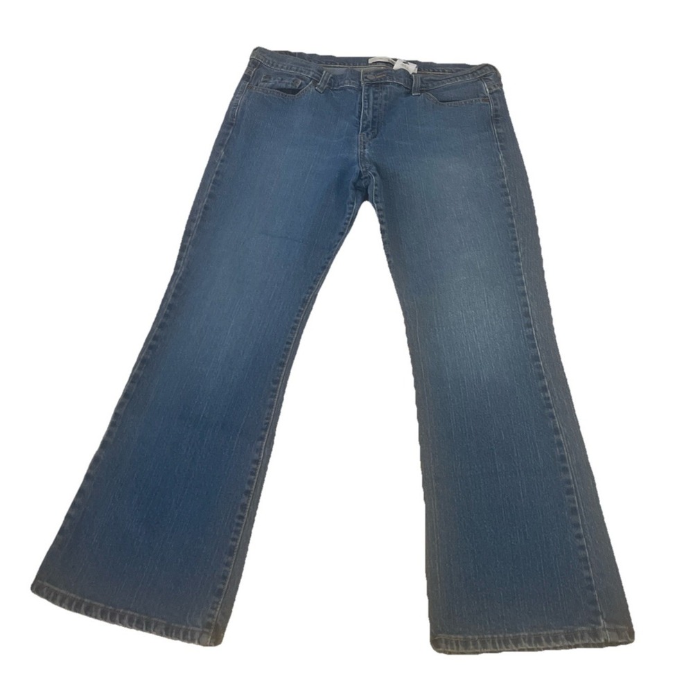 Levi's 515 Boot Cut Jeans Women's‎ Size 14S Blue Denim Medium Wash